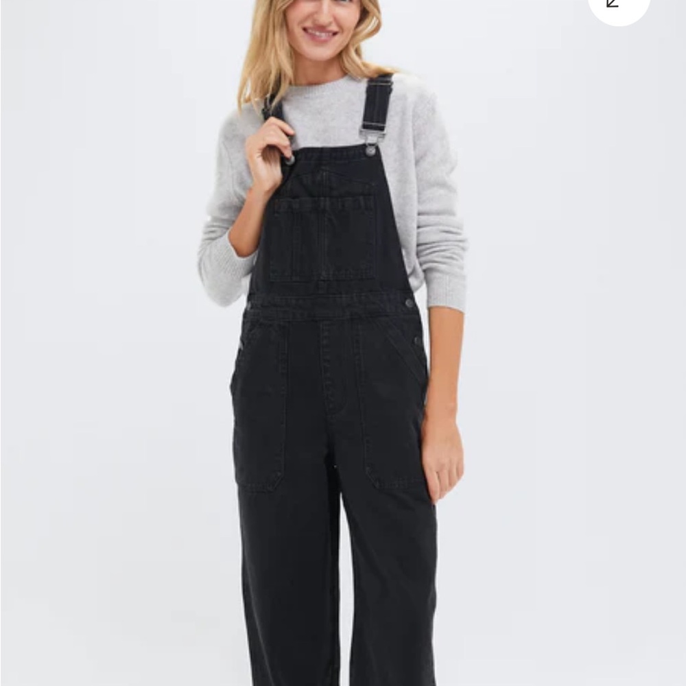 Alex Mill Women's Black Denim Overalls